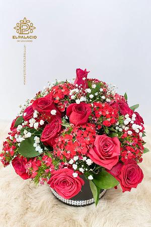 Caja de flores 107
