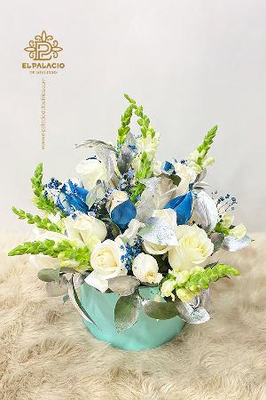 Caja de flores 128