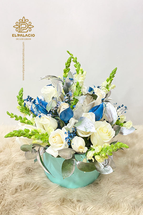 Caja de flores 128