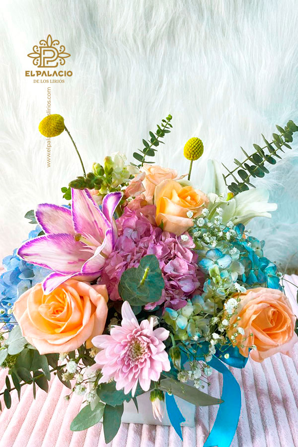 Caja de flores 172