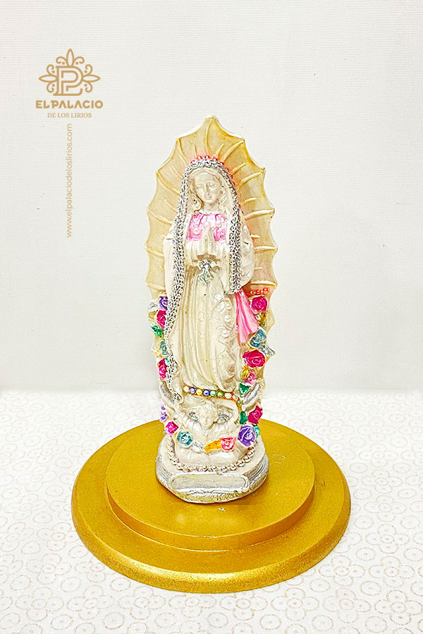 Virgen con flor 80