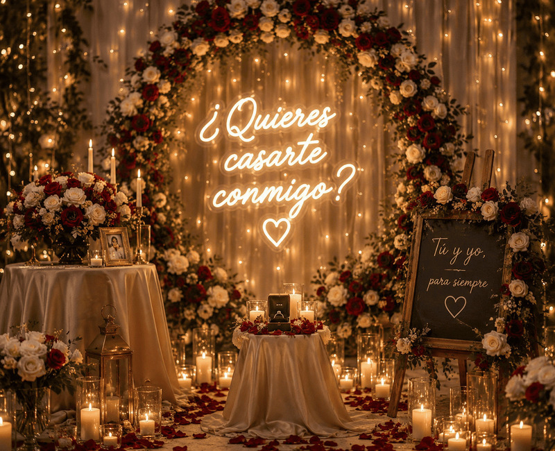 Pedida romántica